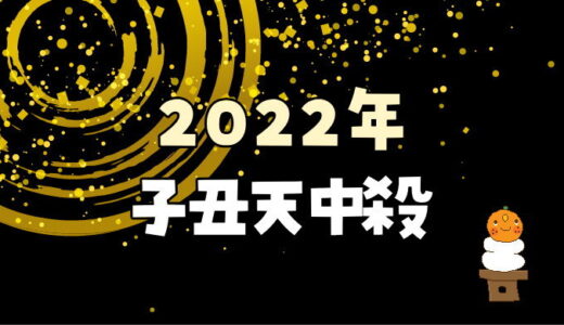 【2022年】子丑天中殺が注意する日